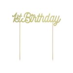 diakosmitiko-tourtas-1st-birthday-xryso-glitter
