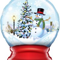 Μπαλόνι φοιλ Σχήμα 36 Snow Globe / 92 εκ