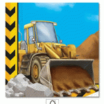 Construction-Machines-Party-Two-Ply-Paper-Napkins-33×33-cm