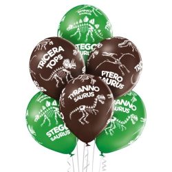 Σετ μπαλόνια Σκελετοί Δεινοσαύρων - 6 τμχ.