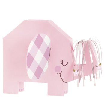 Επιτραπέζιο Διακοσμητικό Ελεφαντάκι ροζ