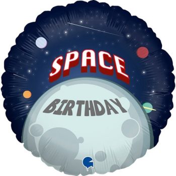 Μπαλόνι Space Birthday - 45 cm.