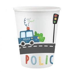 Ποτήρια Αστυνομία Πάρτι - 6 τμχ.