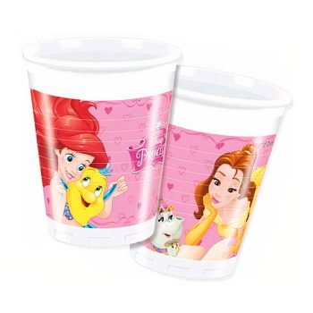 Ποτήρια Πριγκίπισσες της Disney 200ml - 8τμχ.