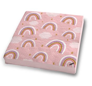 Χαρτοπετσέτες Μονόκερος – Ουράνιο Τόξο - 20 τμχ.