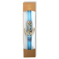 Λαμπάδα Άγκυρα Γαλάζια