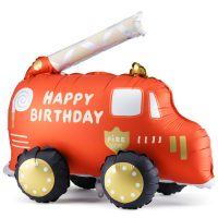 Standing Μπαλόνι Happy Birthday Πυροσβεστικό Όχημα