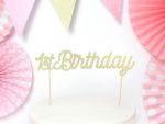 diakosmitiko-tourtas-1st-birthday-xryso-glitter