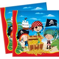 Χαρτοπετσέτες Πάρτι Πειρατές - 20 τμχ.